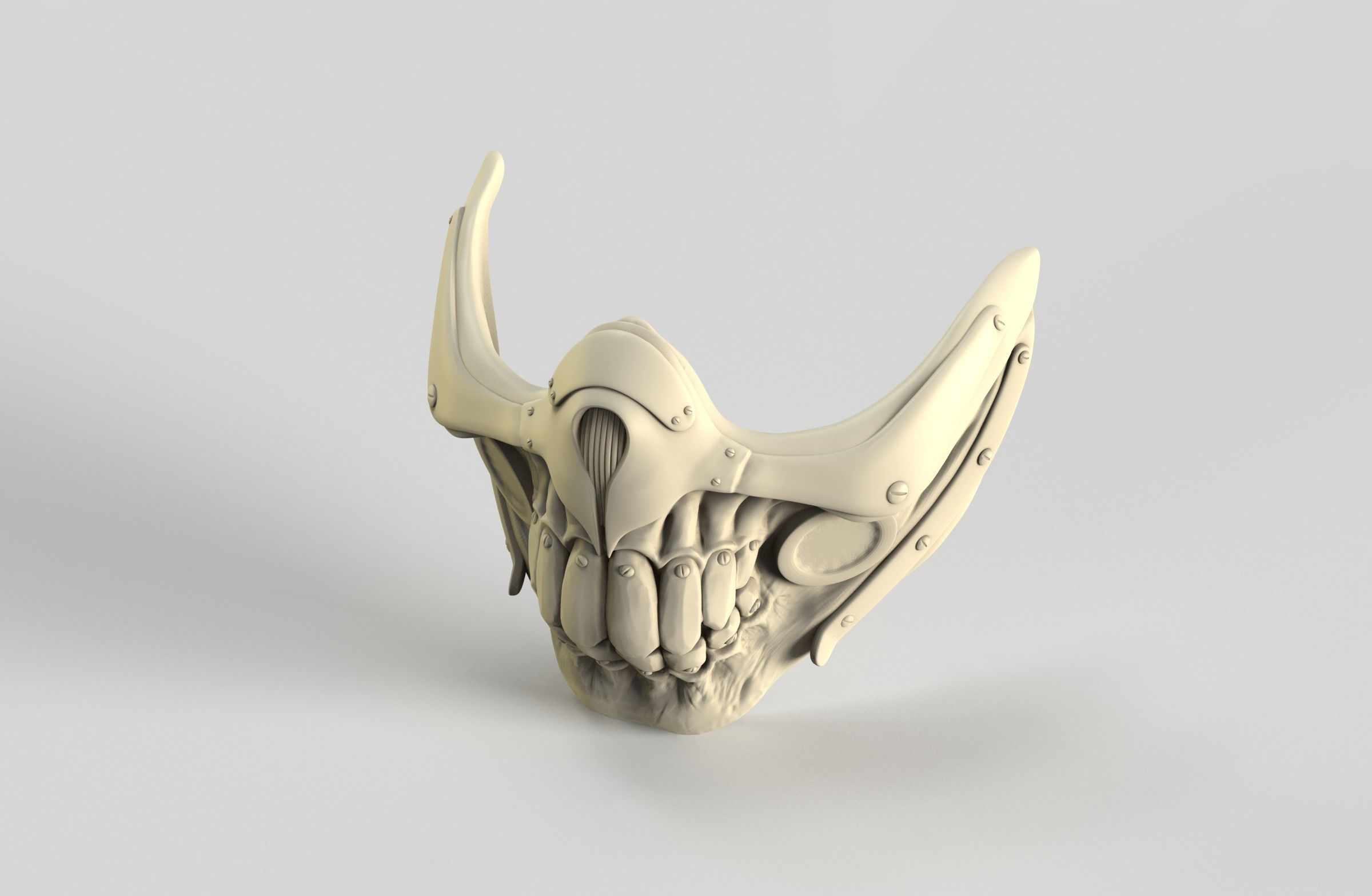 Immortan Joe mask 3D print model_2