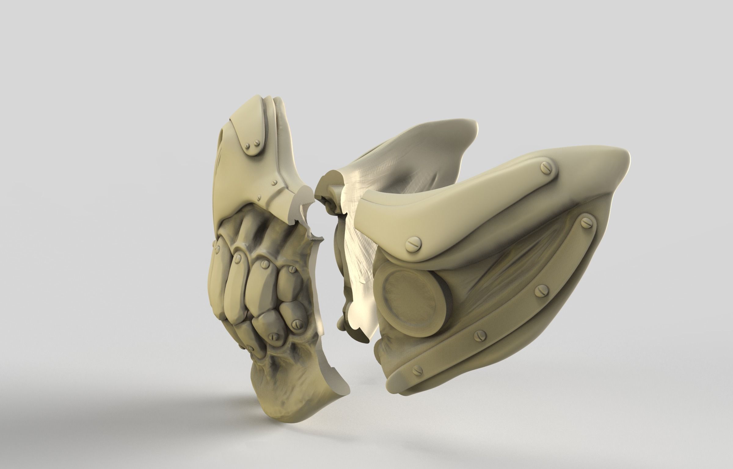 Immortan Joe mask 3D print model_7