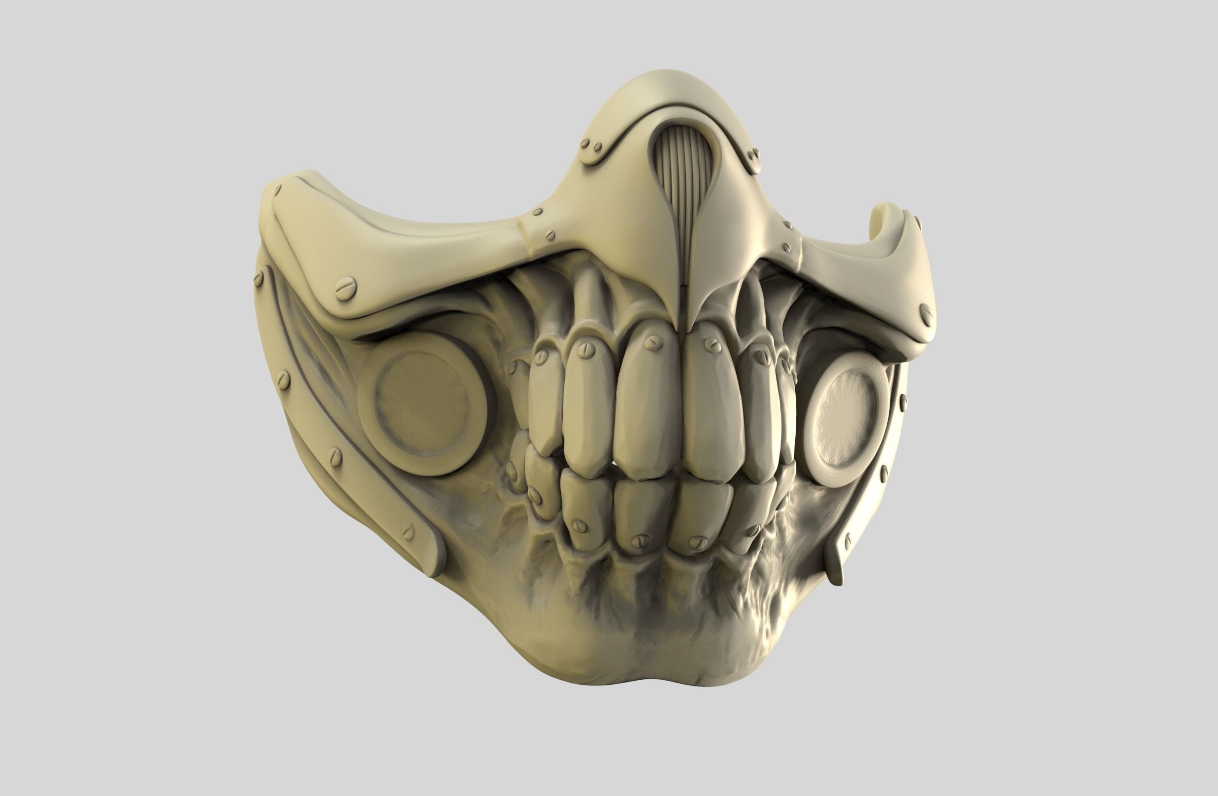Immortan Joe mask 3D print model_4