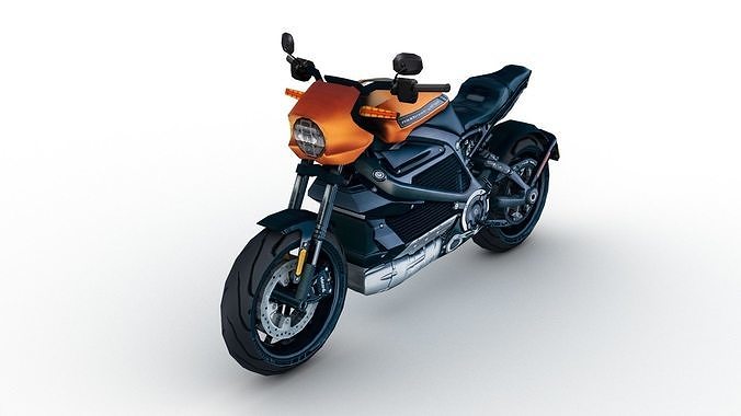 Harley Davidson LiveWire Low-poly 3D model