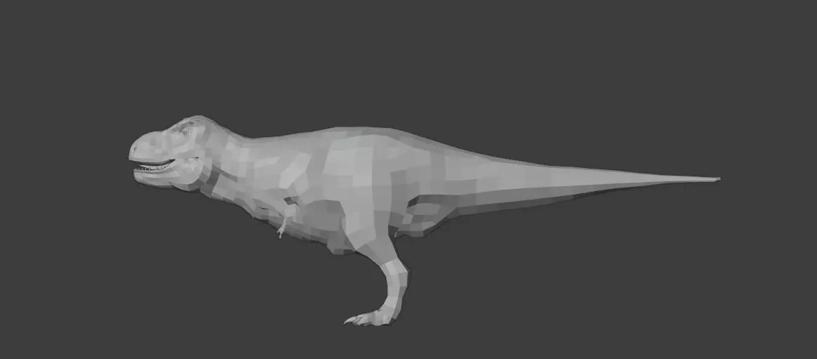 low poly t-rex dinosaur Free 3D model