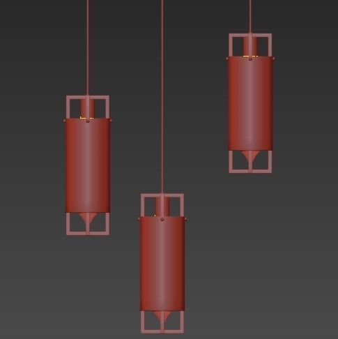 Tech Lighting Pendants 2 3D model_1