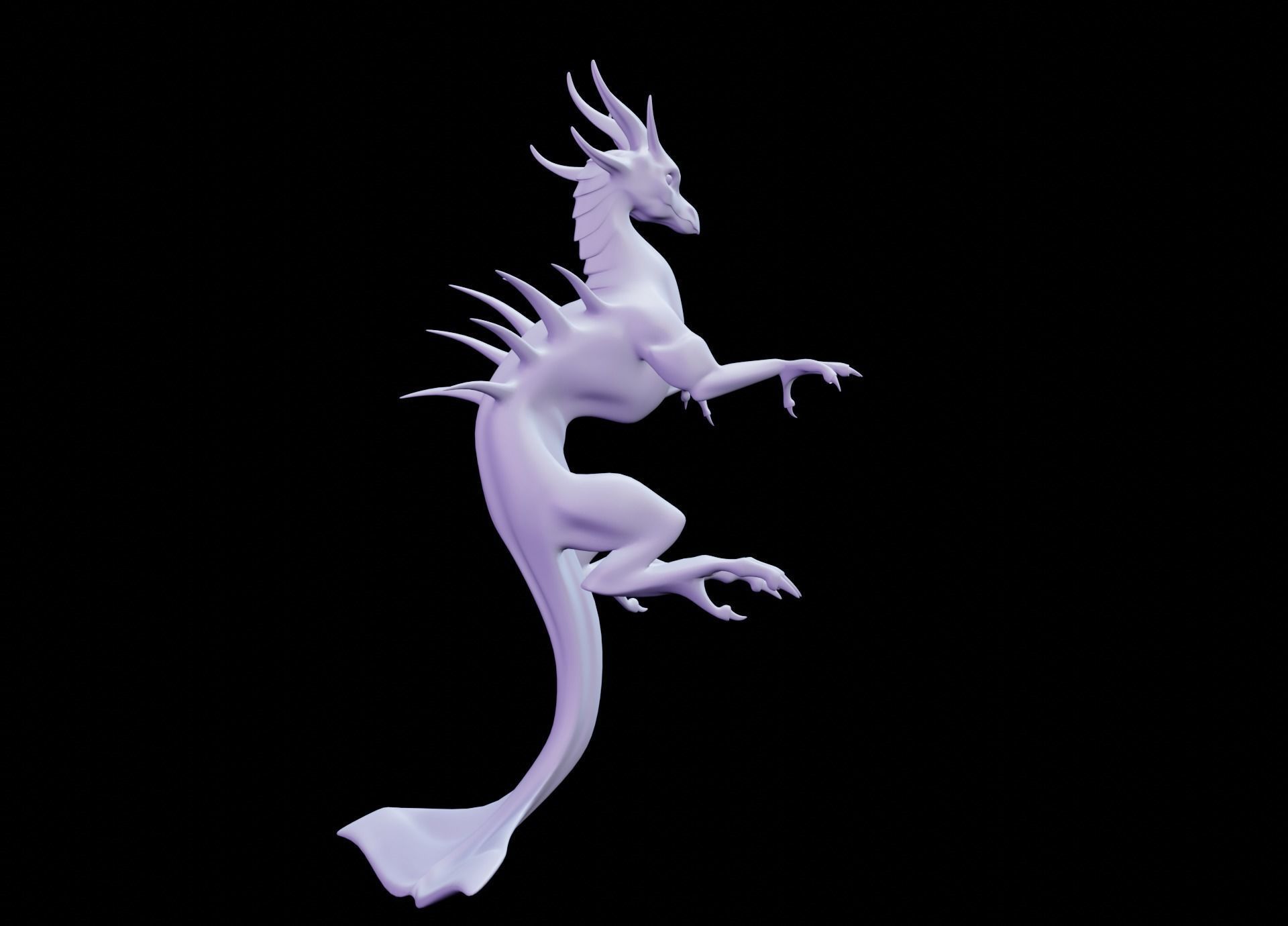 Sea Dragon 3D model_9