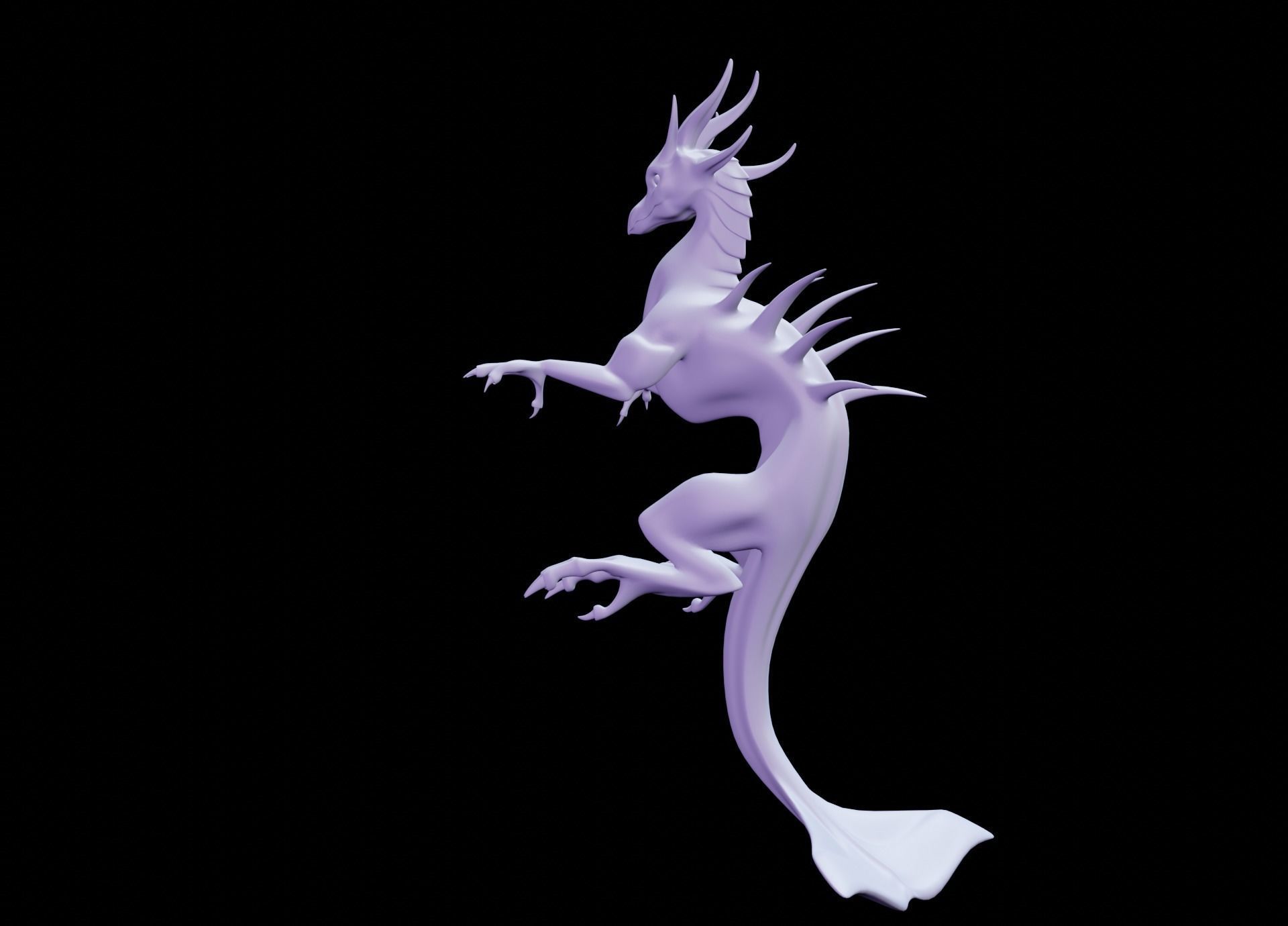 Sea Dragon 3D model_29