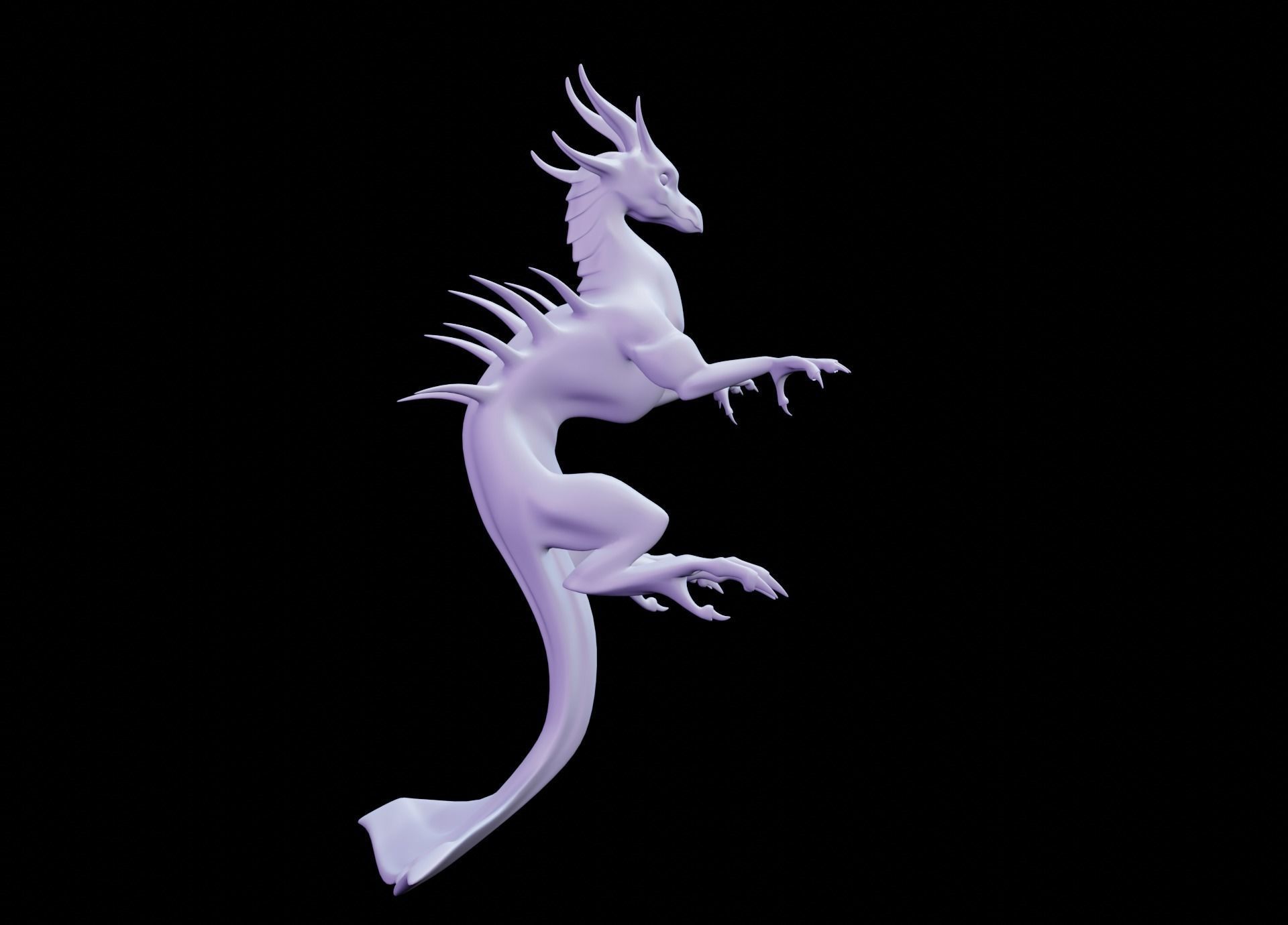 Sea Dragon 3D model_6