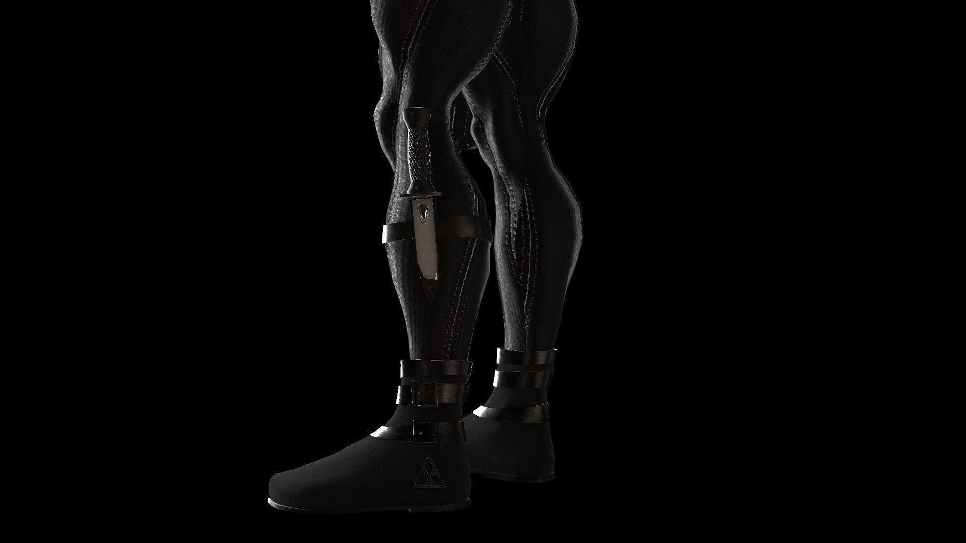 Black Ops Seal Low-poly 3D model_11