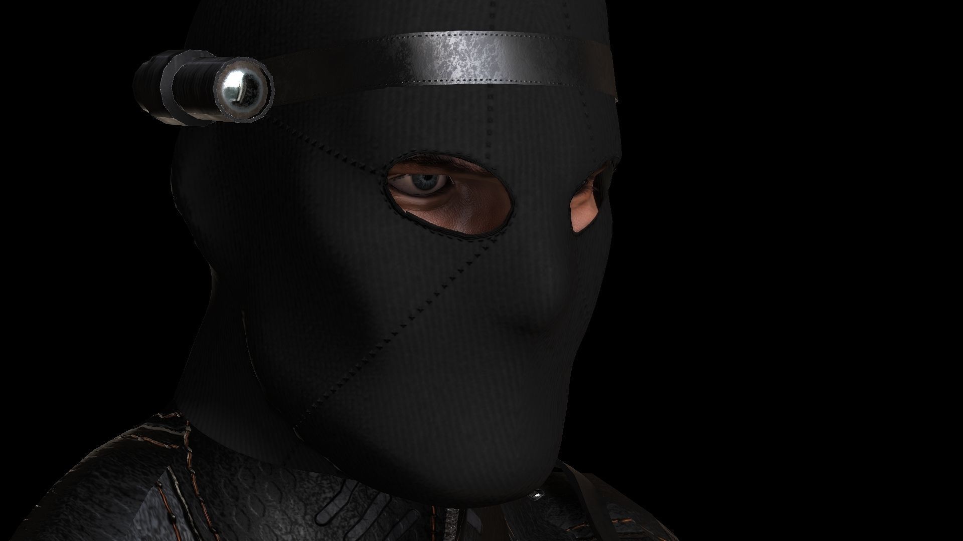 Black Ops Seal Low-poly 3D model_10