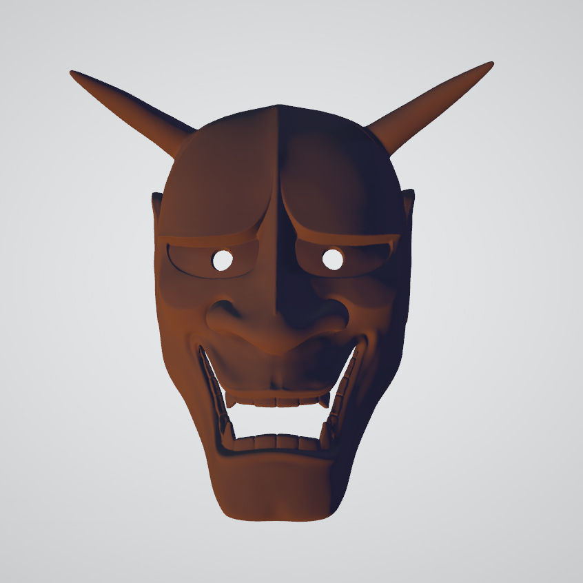 ONI MASK 3D print model_5