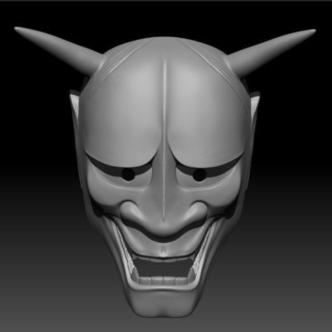 ONI MASK 3D print model_3