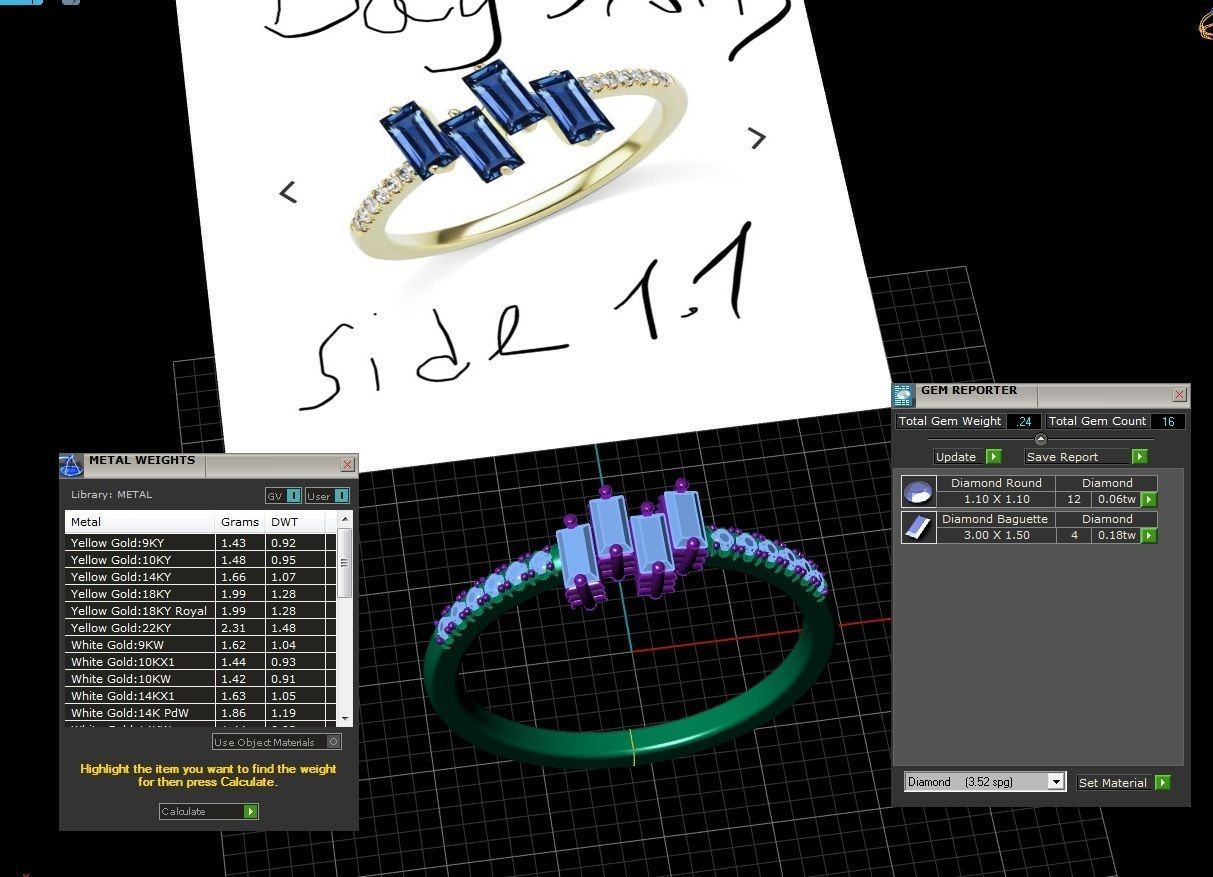 Jewelry Ring 3D print model_5