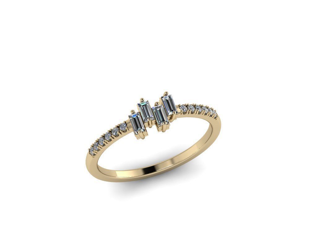 Jewelry Ring 3D print model_9