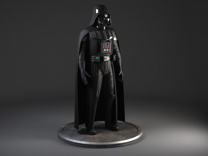 StarWars Darth Vader Rigged 3D model