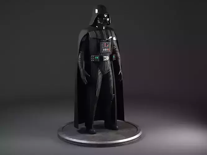 StarWars Darth Vader Rigged 3D model