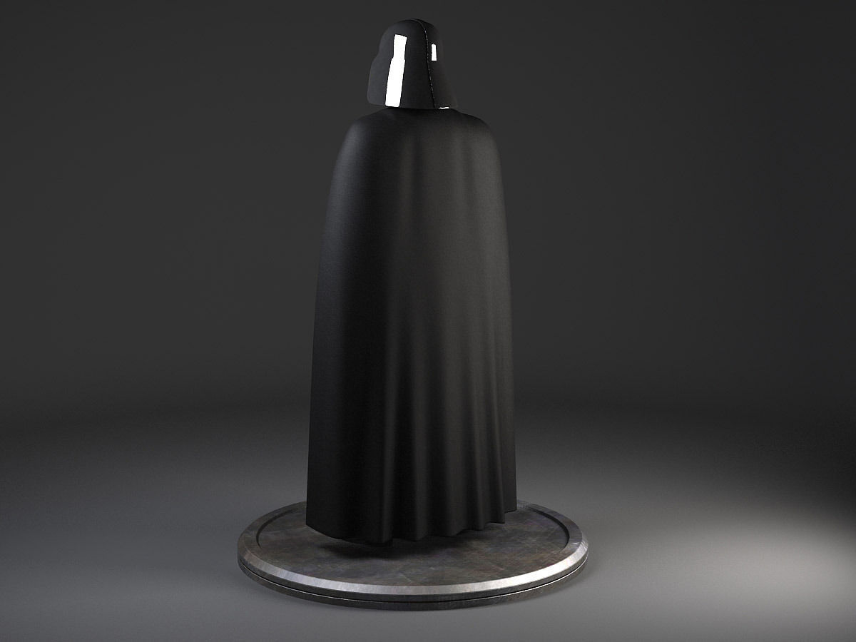 StarWars Darth Vader Rigged 3D model_1