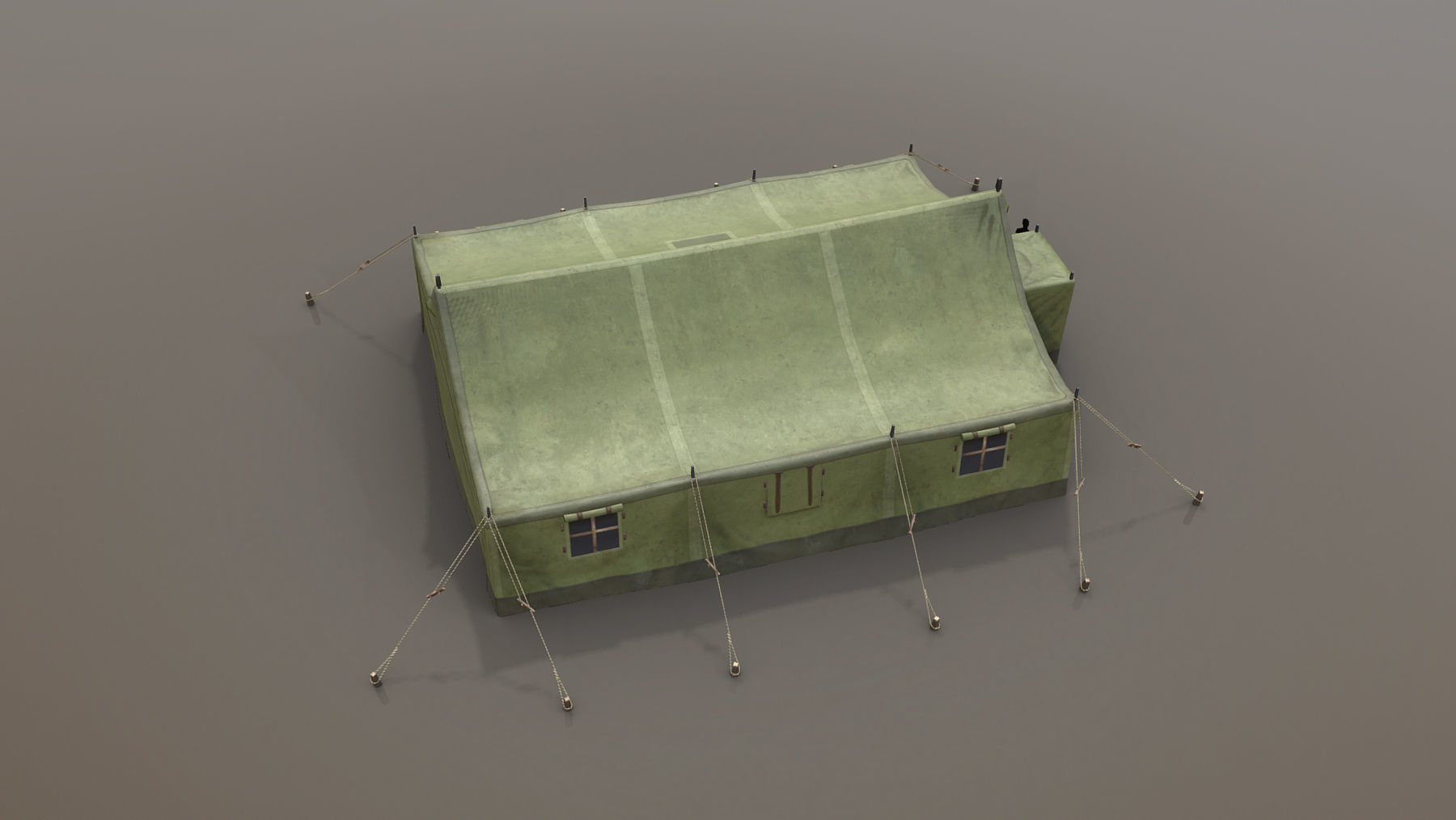 Military Tent 01 FourLiveries Low-poly 3D model_5