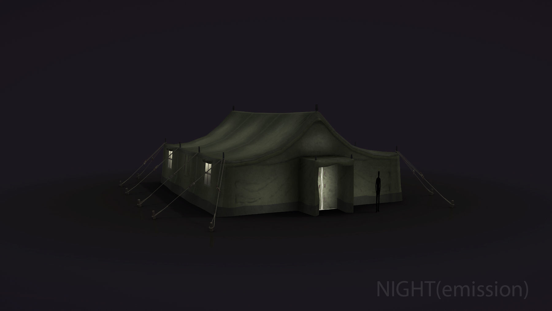 Military Tent 01 FourLiveries Low-poly 3D model_16