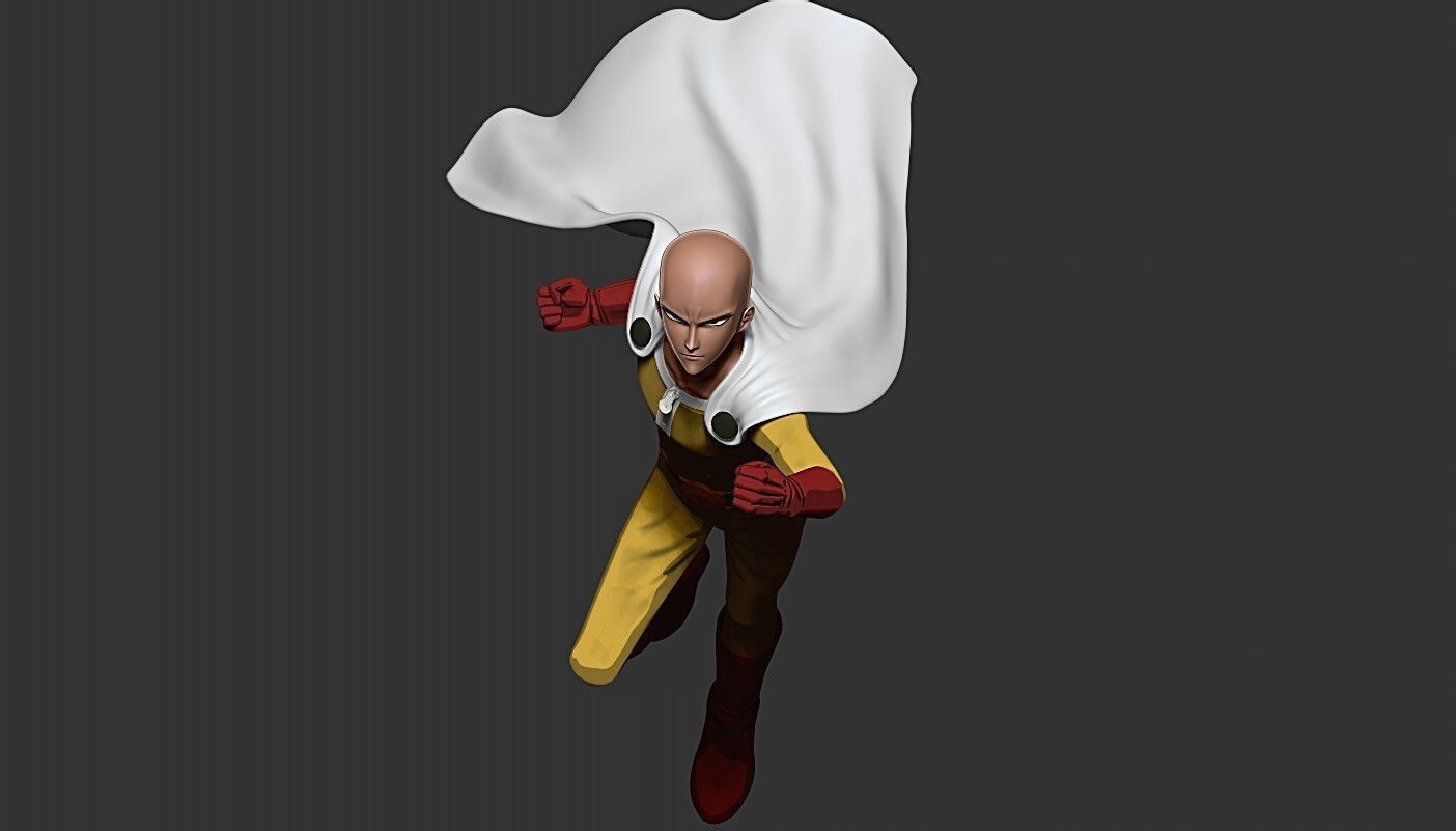 ONE PUNCH-MAN   Saitama 3D print model_5