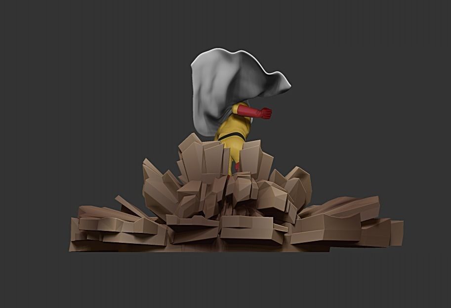 ONE PUNCH-MAN   Saitama 3D print model_6