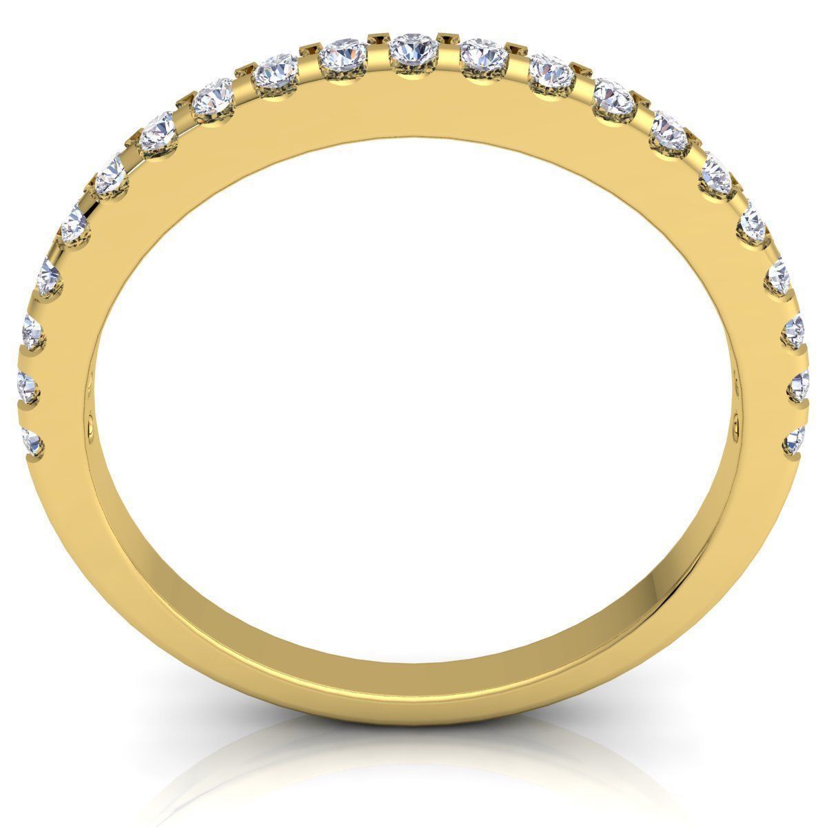 Diamond Ring  3D print model_3