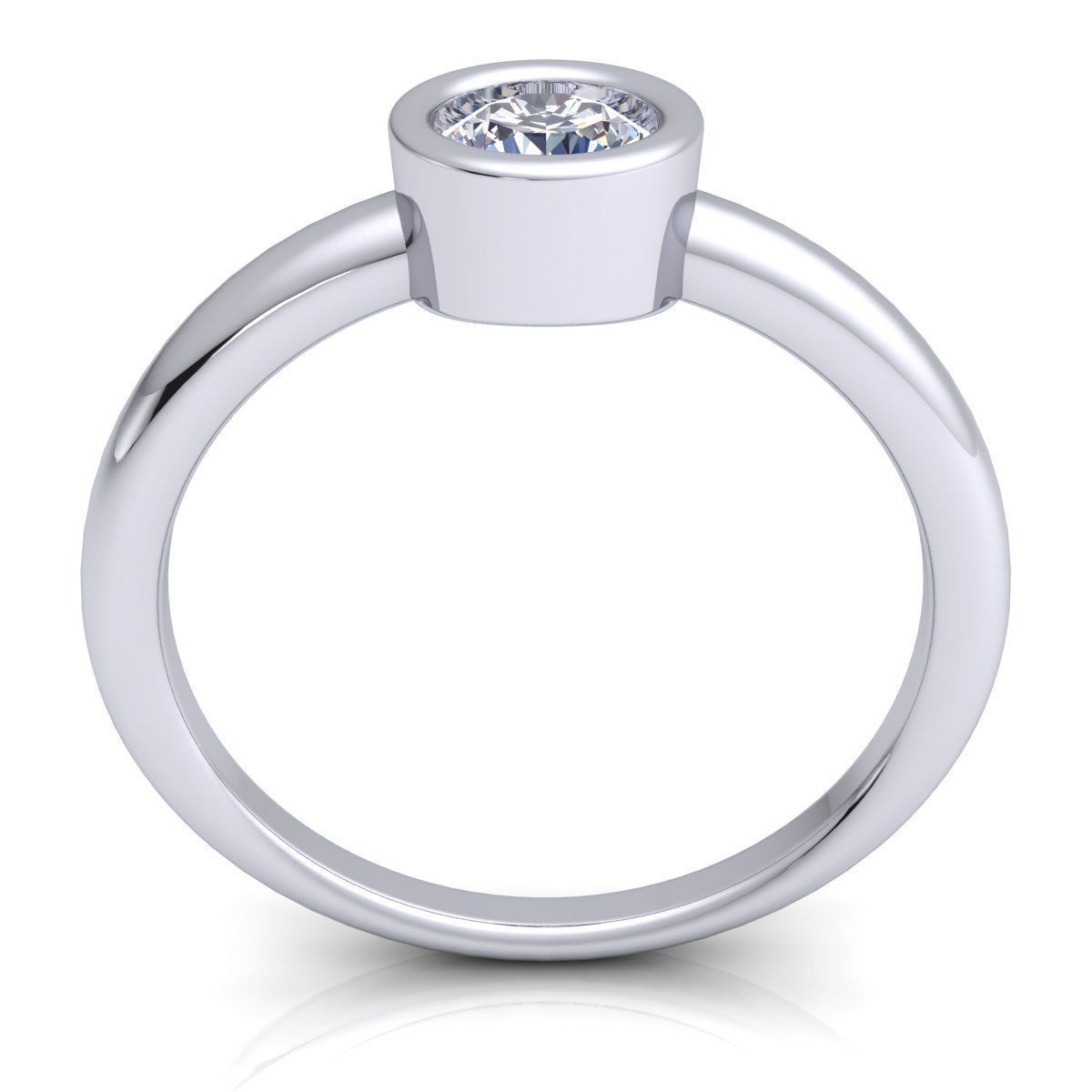 Woman Ring 3D print model_5