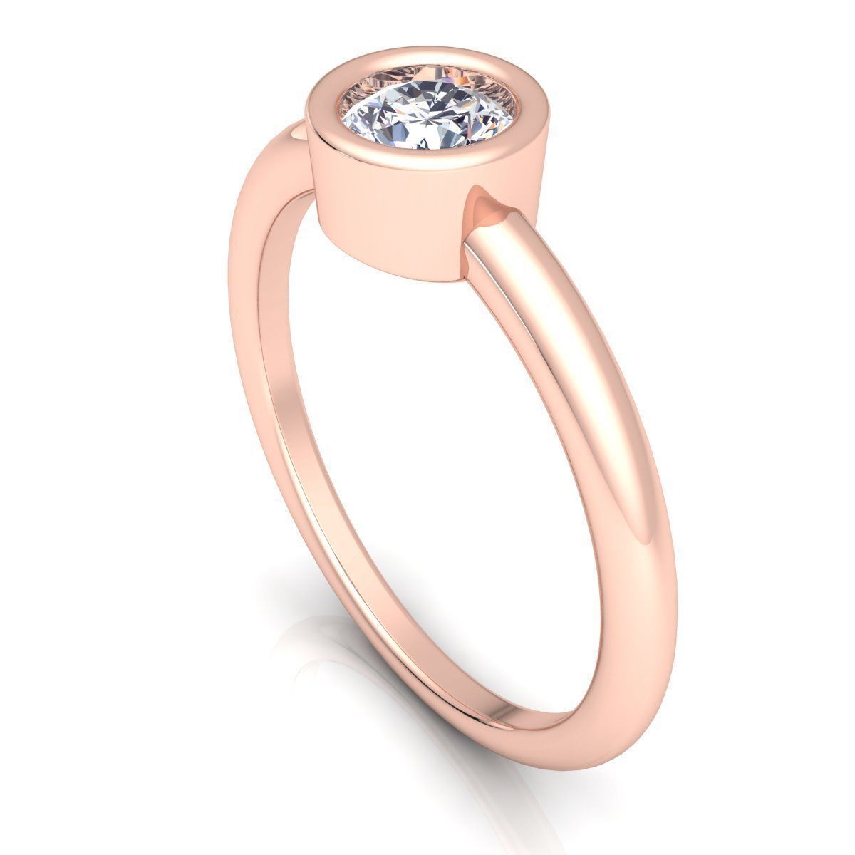 Woman Ring 3D print model_7