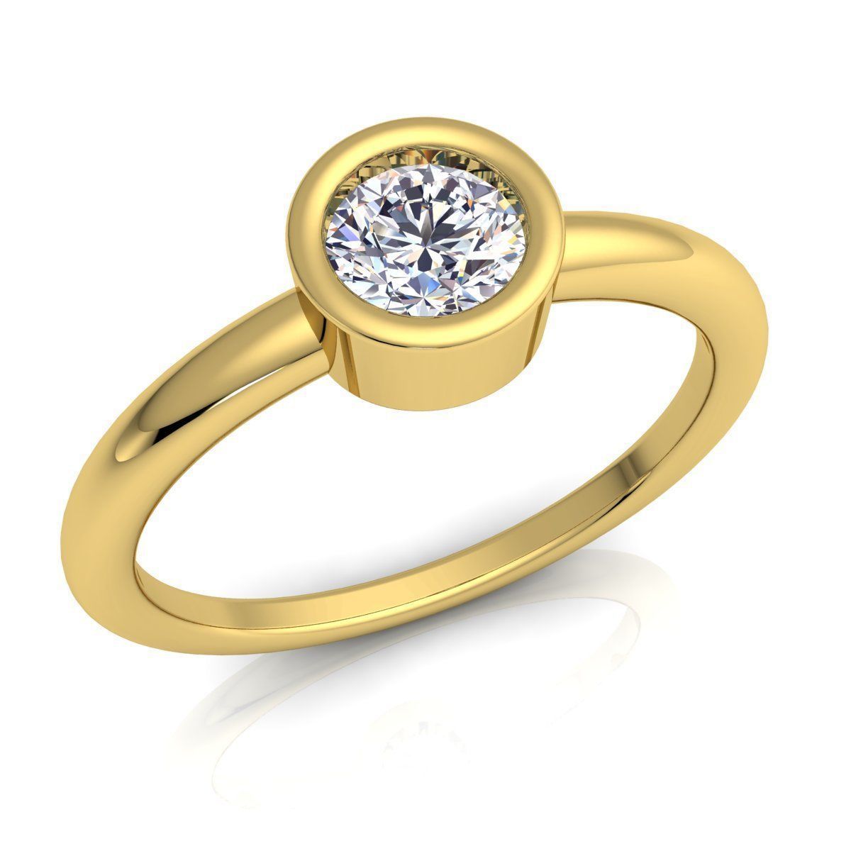 Woman Ring 3D print model_1