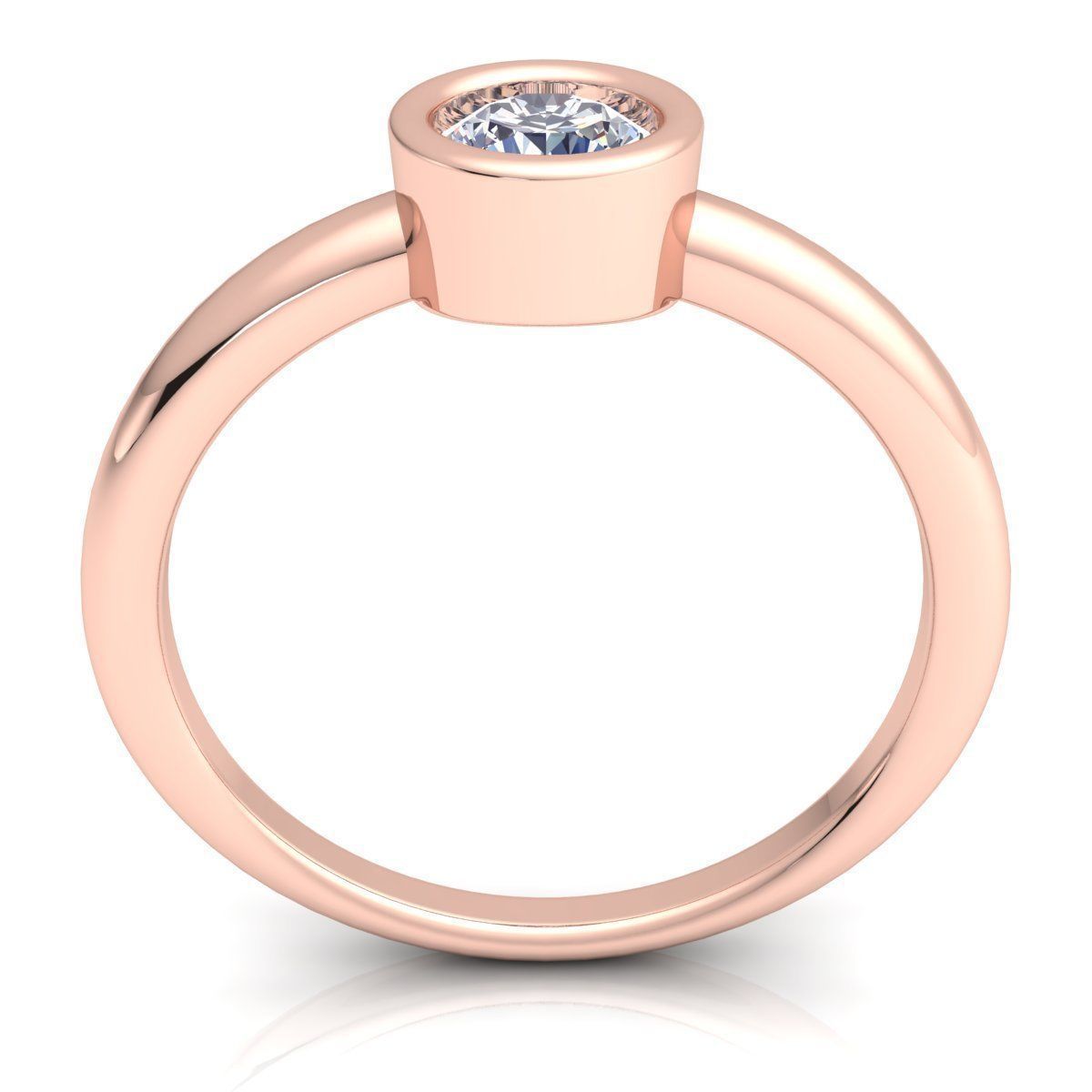 Woman Ring 3D print model_4