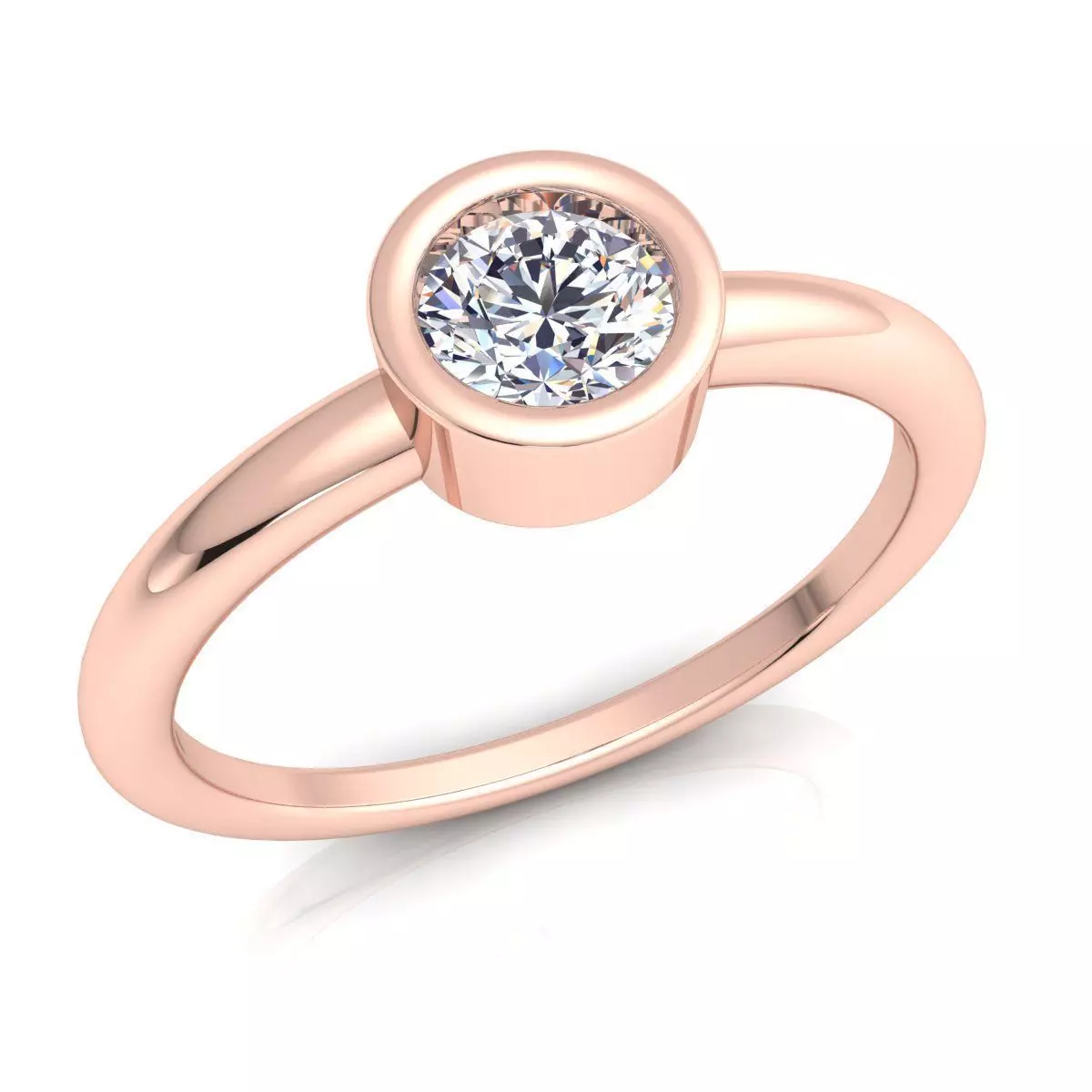 Woman Ring 3D print model_0