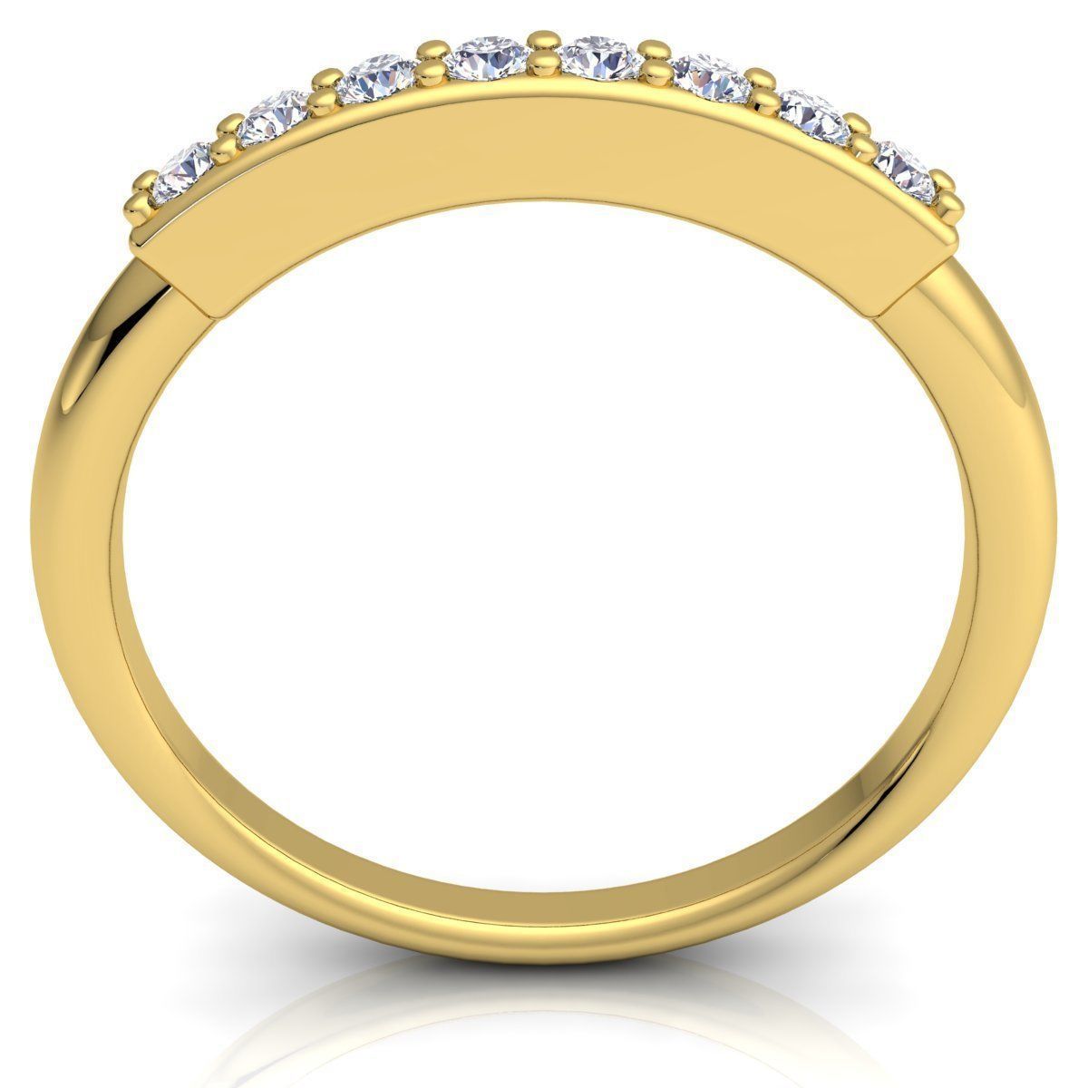 Diamond Ring 3D print model_3