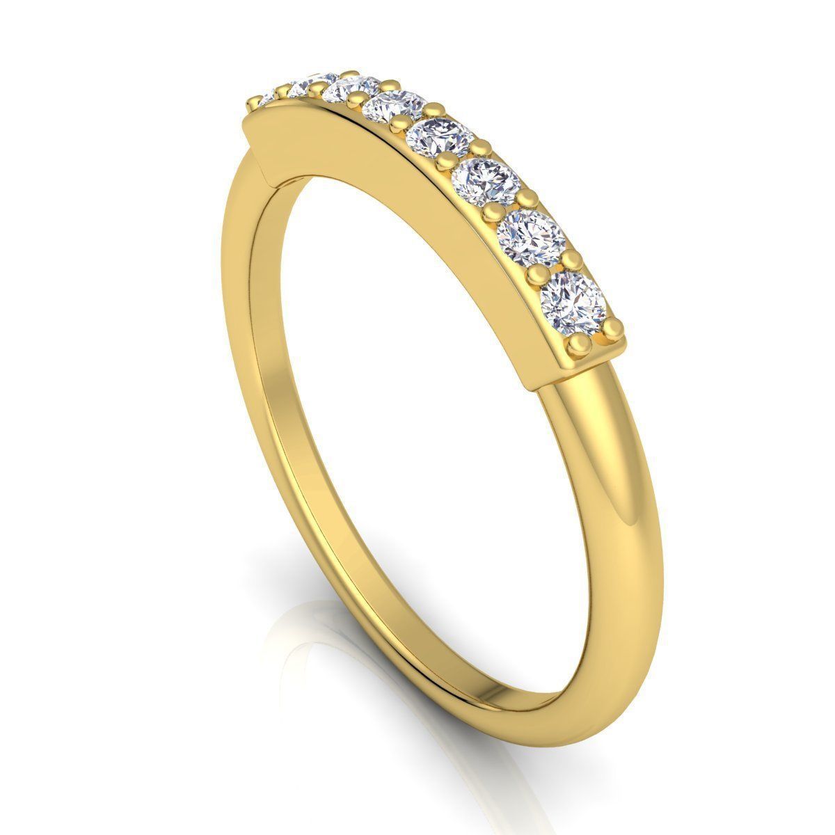 Diamond Ring 3D print model_6