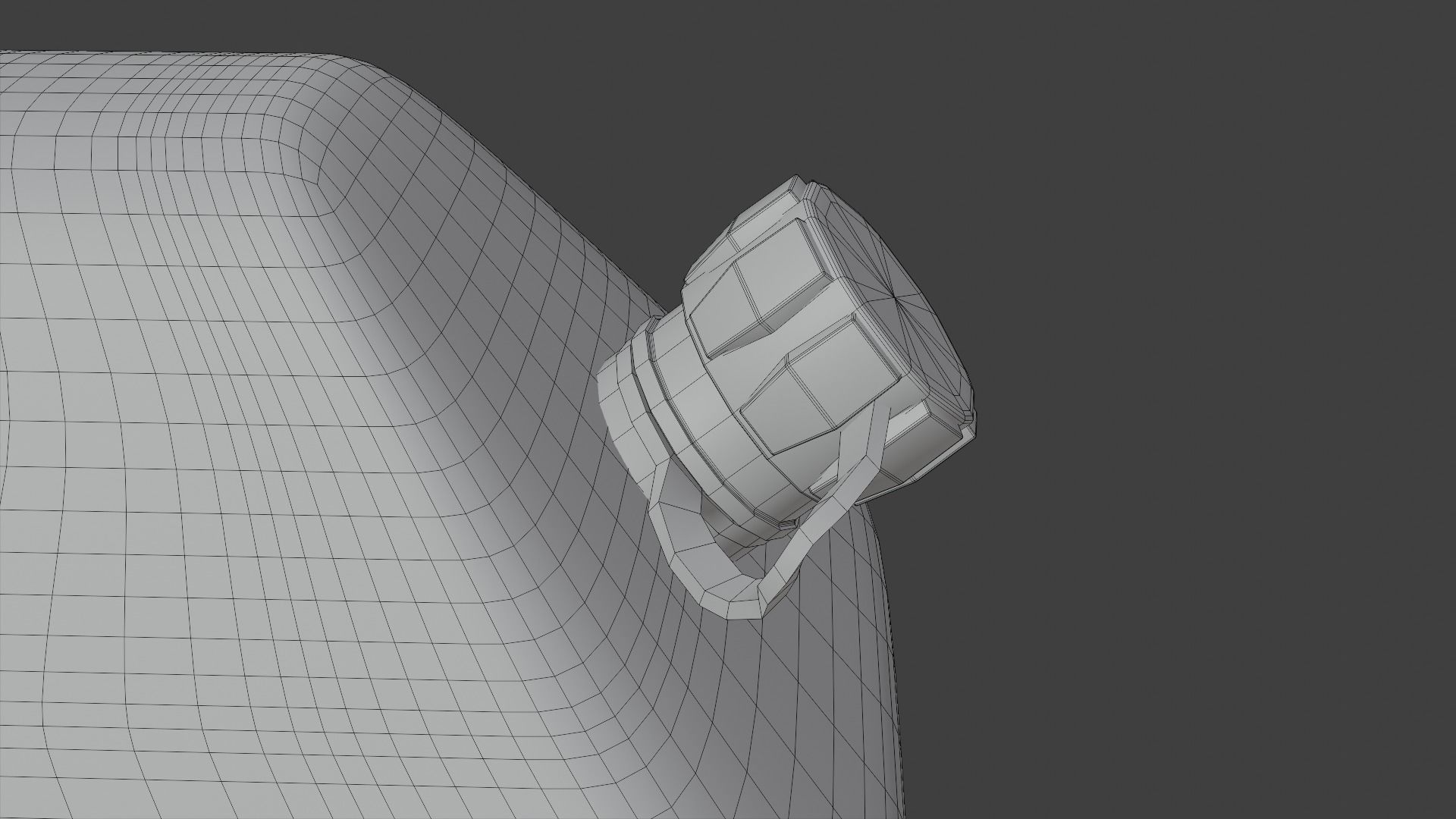 Rectangular Gas Can Low-poly 3D model_18