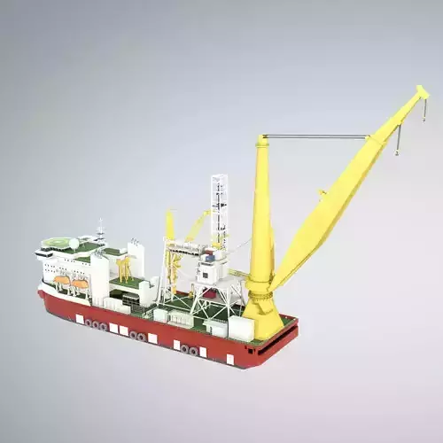  PIPELAY CRANE VESSEL  3D model