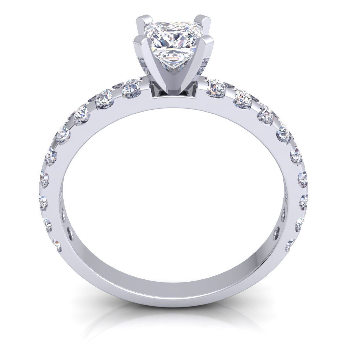 Engagement Ring  3D print model_5