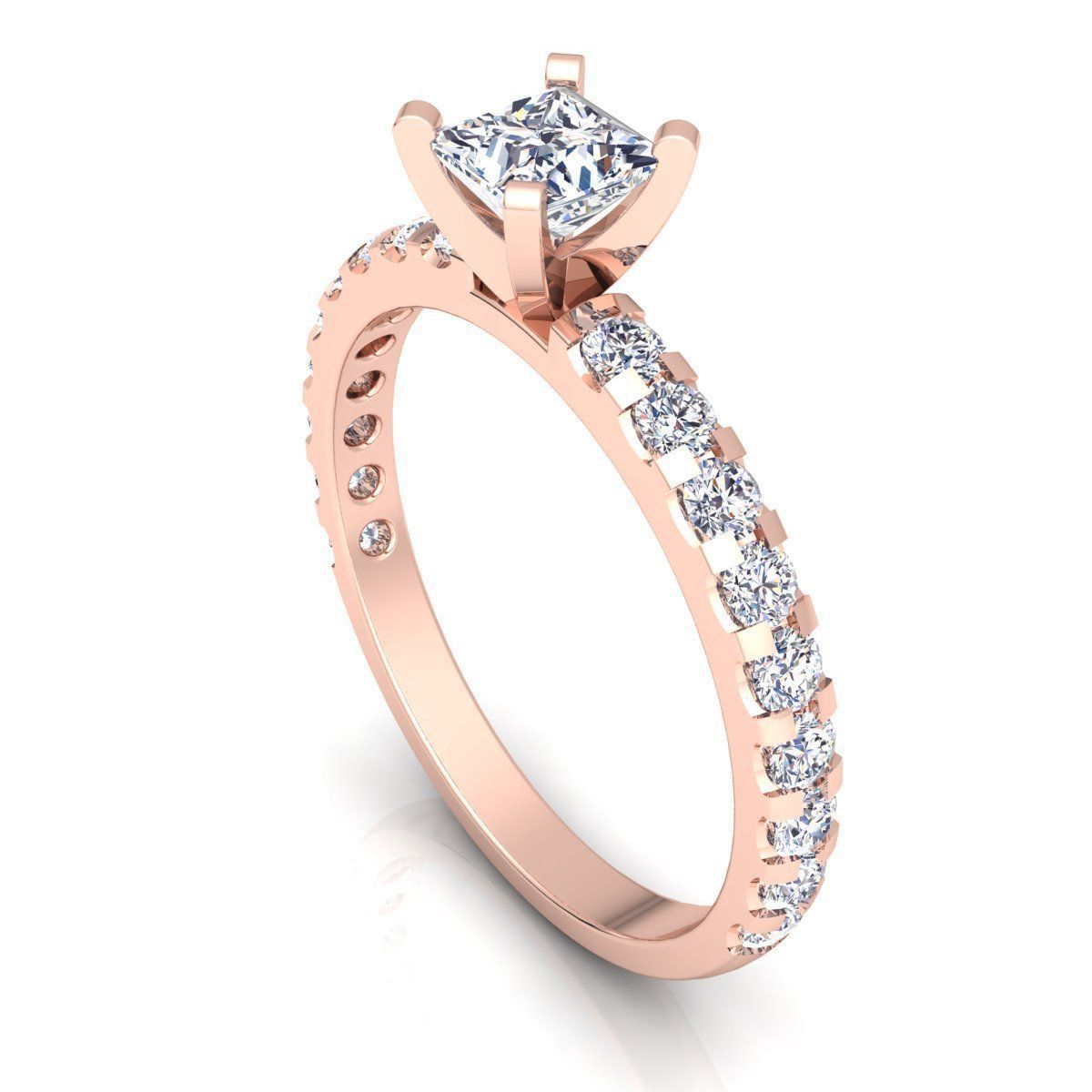 Engagement Ring  3D print model_7