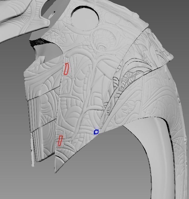 Stargate Jaffa Cosplay Cowl 3D print model 3D print model_3