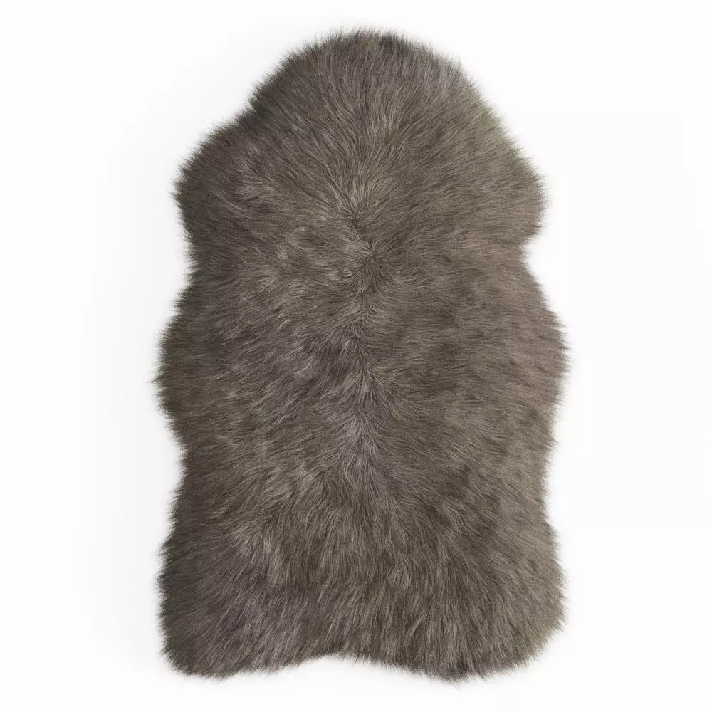 Faux Fur Mongolian Rug 3D model_0