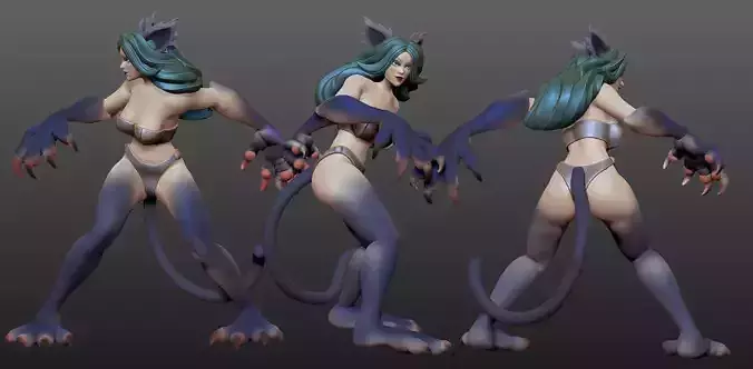 Midnight Nyx- cat girl