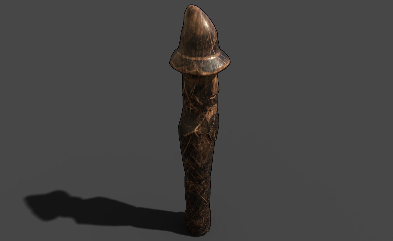 AAA Carved Slavic Wooden Medieval Settlement Totem Statue Pack 3D Model Collection_25