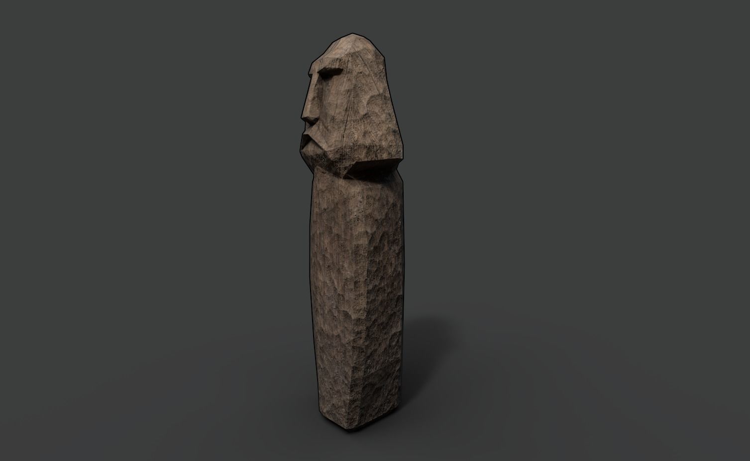 AAA Carved Slavic Wooden Medieval Settlement Totem Statue Pack 3D Model Collection_18