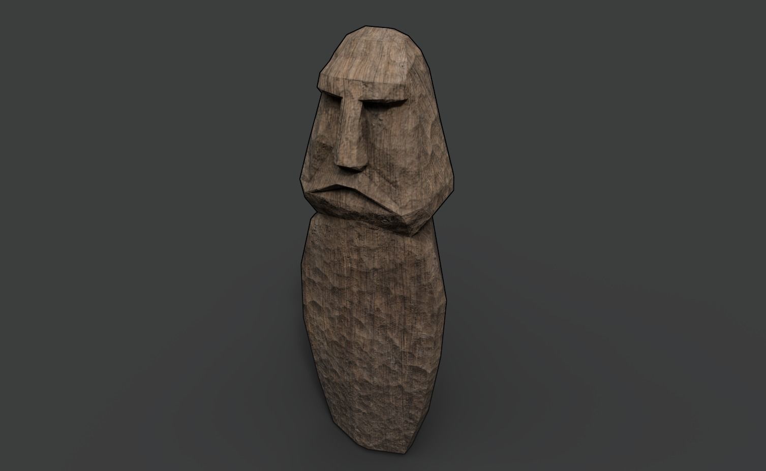 AAA Carved Slavic Wooden Medieval Settlement Totem Statue Pack 3D Model Collection_20