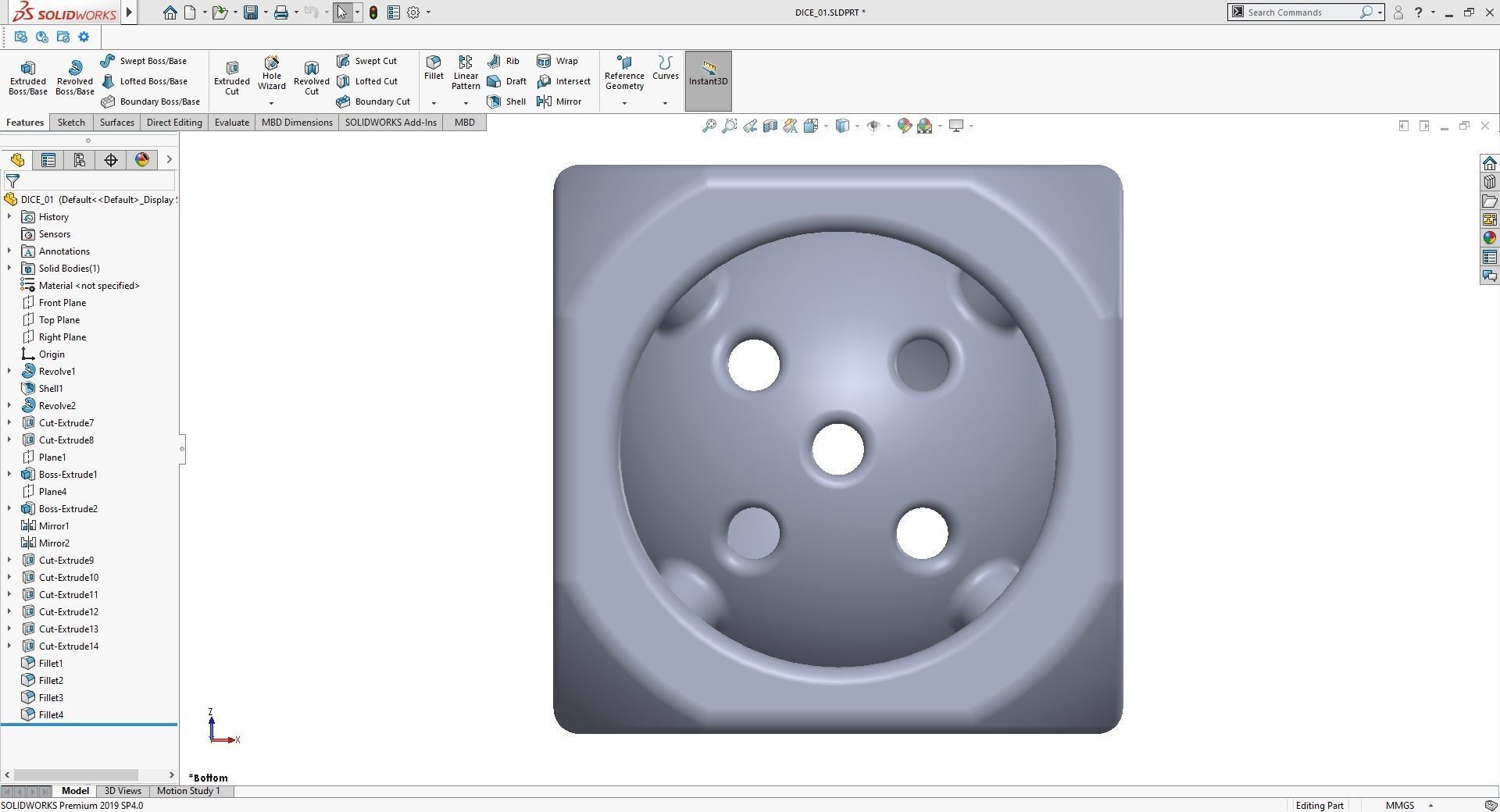 Roll in Style with Unique 3D Printable DICE Collection 3D print model_6