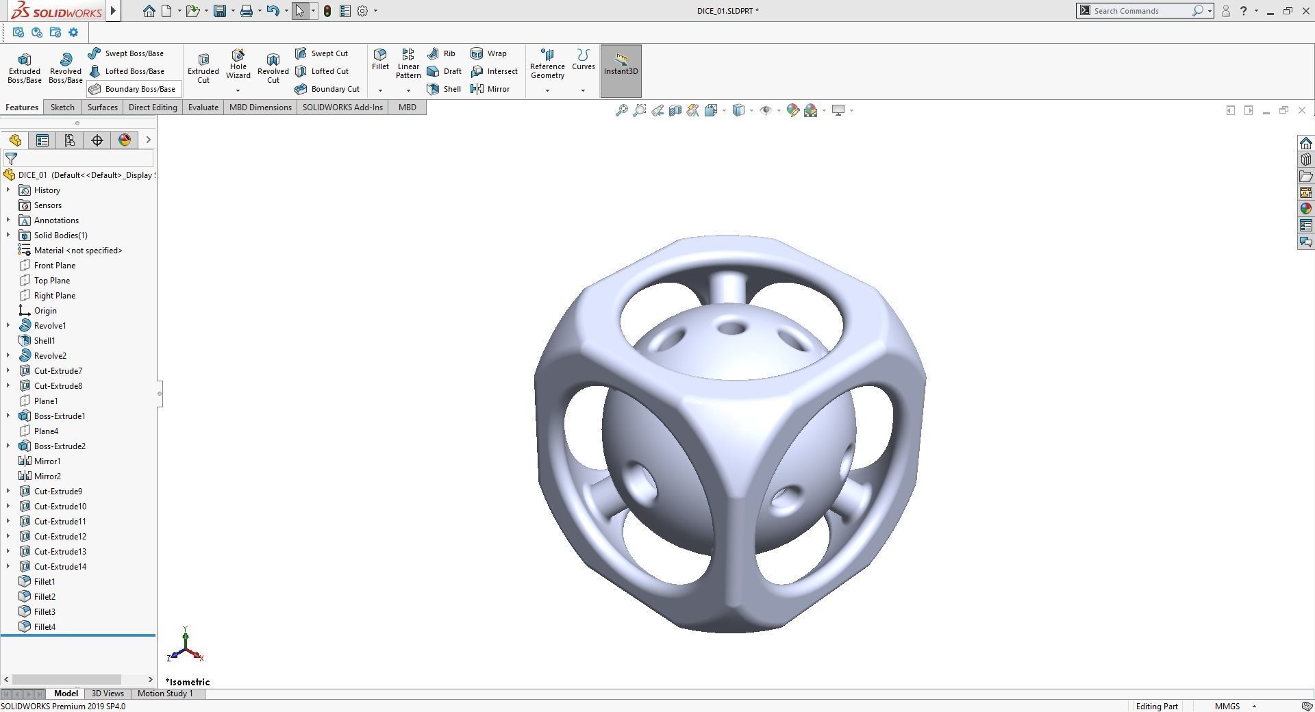 Roll in Style with Unique 3D Printable DICE Collection 3D print model_1