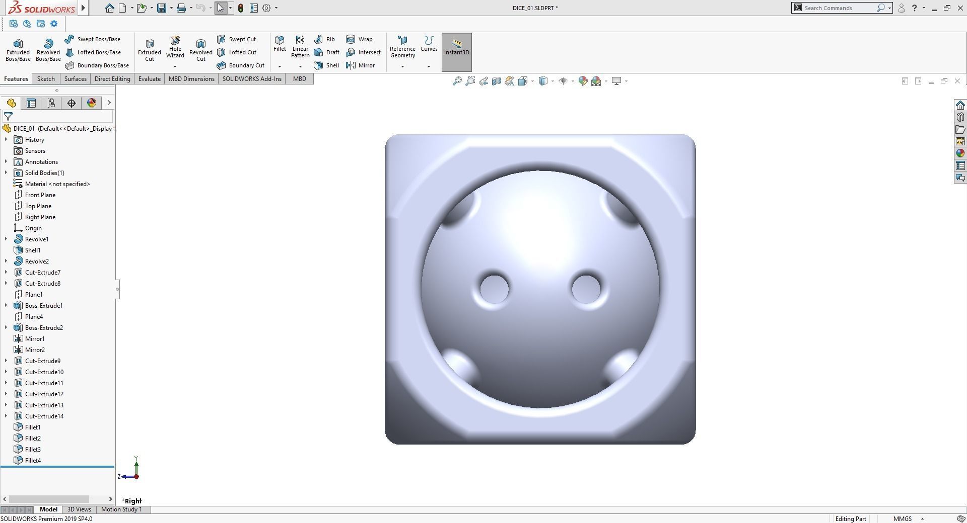 Roll in Style with Unique 3D Printable DICE Collection 3D print model_3