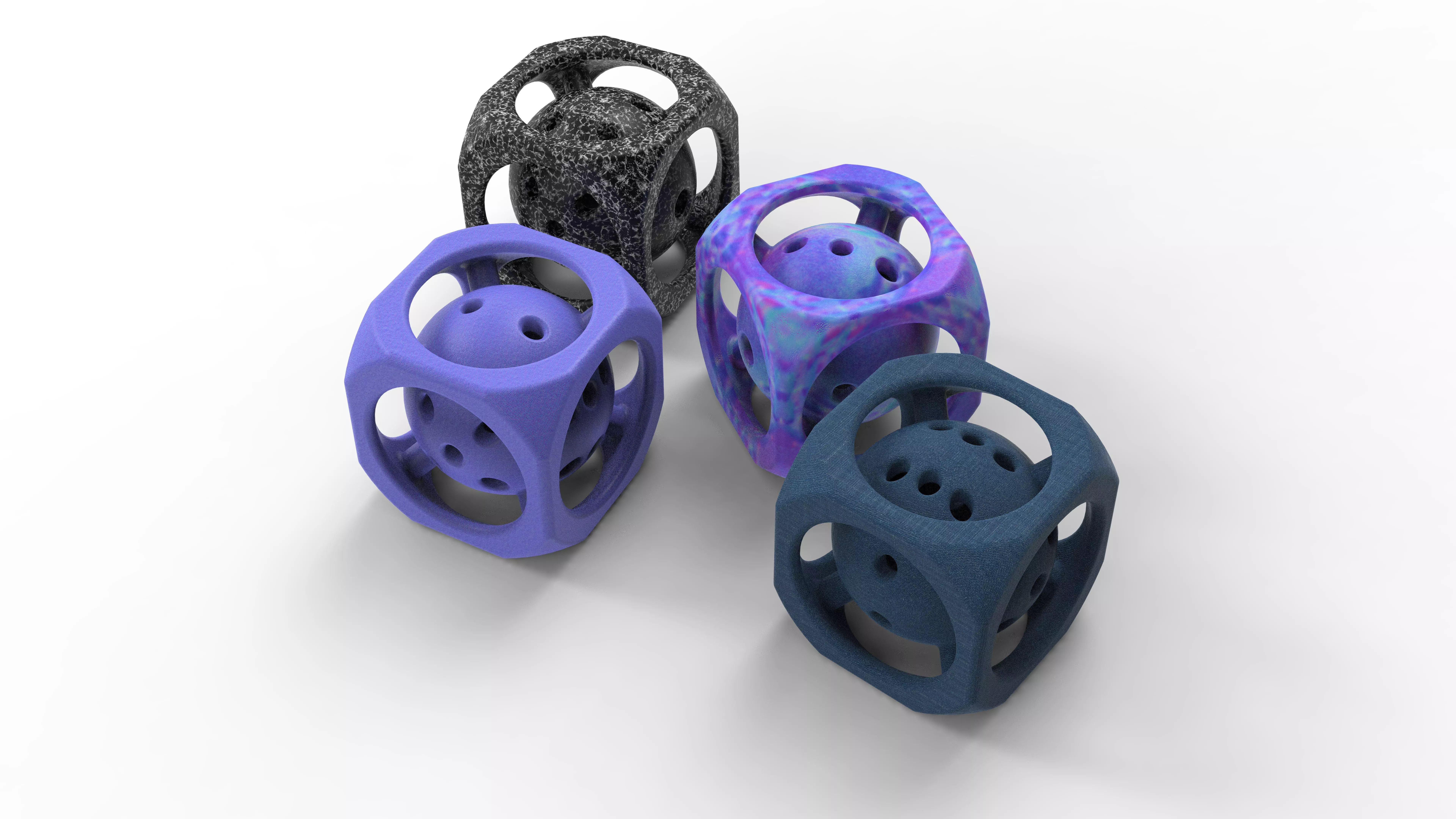 Roll in Style with Unique 3D Printable DICE Collection 3D print model_0