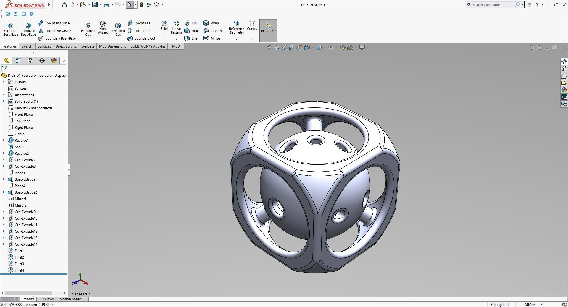 Roll in Style with Unique 3D Printable DICE Collection 3D print model_8