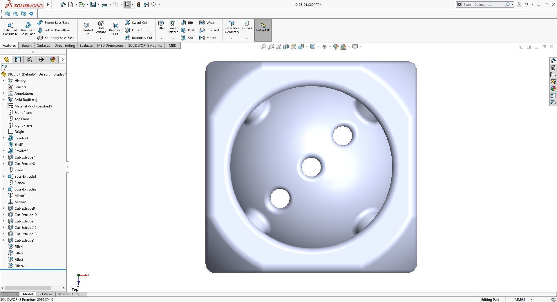 Roll in Style with Unique 3D Printable DICE Collection 3D print model_4
