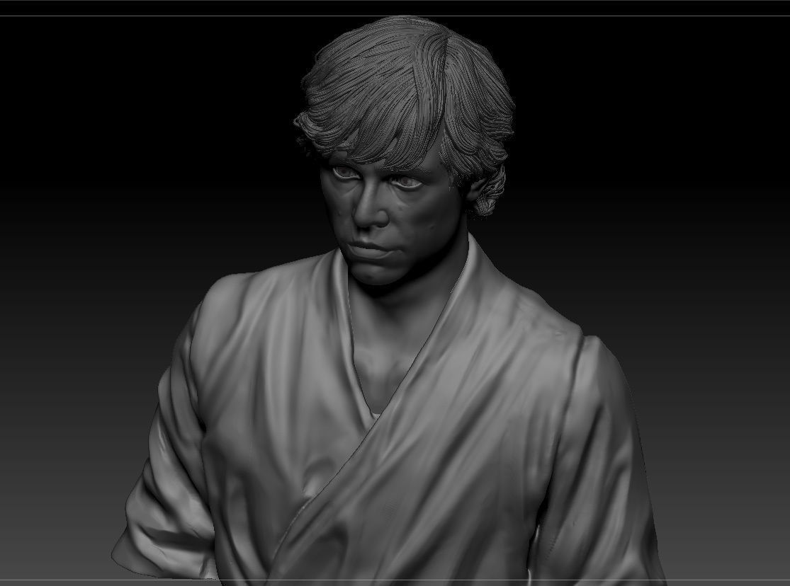 Mark Hamill - Luke Skywalker - Star Wars A new hope 3D print model_7
