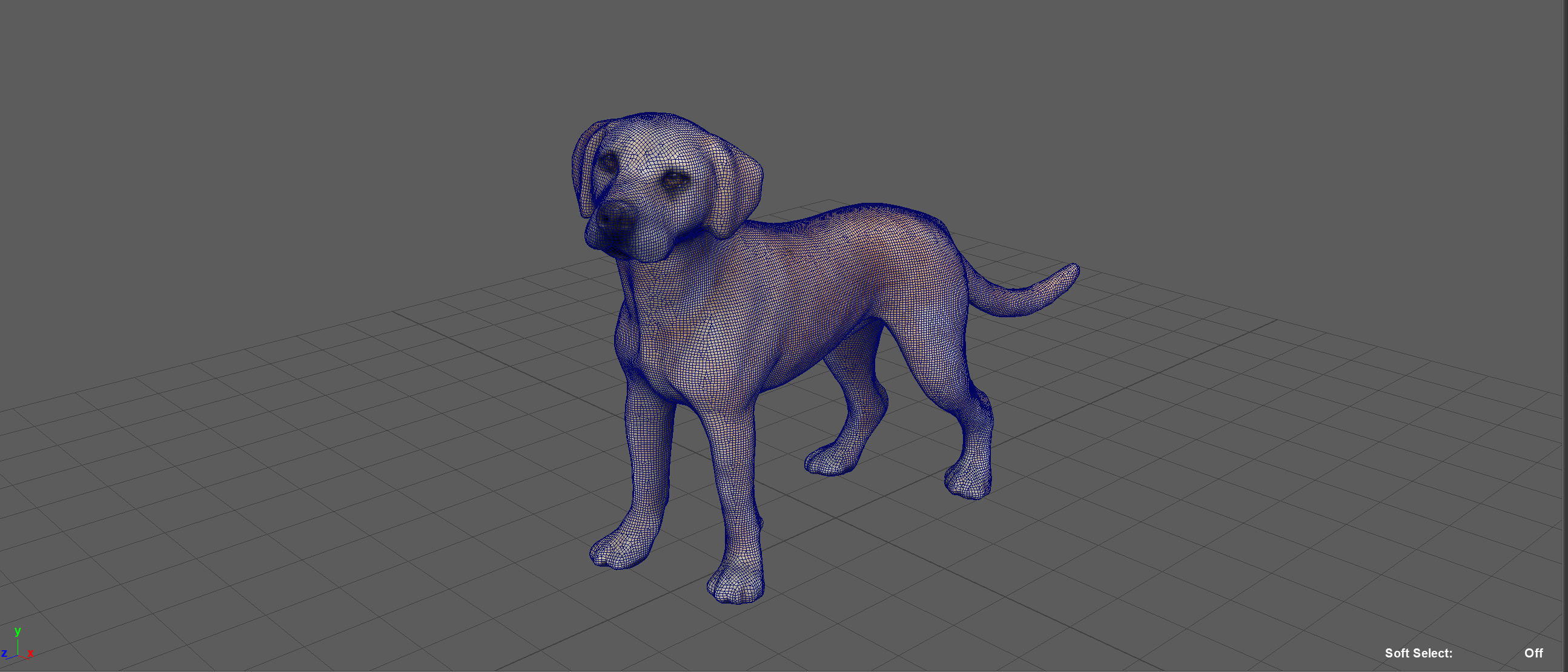 LABRADOR retriever Low-poly 3D model_7