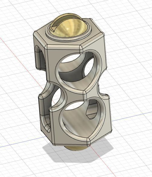 bracelet  nut bolt 3D print model_1