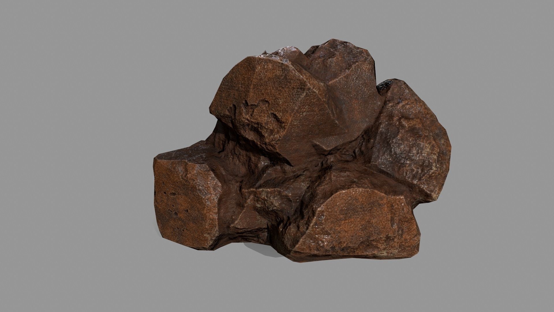 Rock Set Low-poly 3D model_18